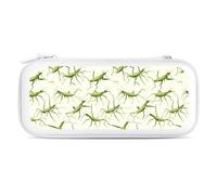 Mantis Pattern Portable Carrying Case for Switch Protective Travel Hard Shells Game Card Storage Pouch Bag