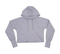 Mantis Women's Cropped Crop Top in Light Grey | Size: Medium Mantis Light Grey M