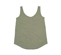 Mantis Womens/Ladies Loose Fit Sleeveless Vest Top (XL) (Soft Olive)