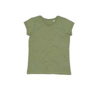 Mantis Womens/Ladies Roll Sleeve Tee BC4592