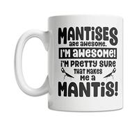 Mantises are Awesome Coffee Mug with Handle Mug Luxury Tea Mugs for Latte Beverages Everyday Use 330Ml