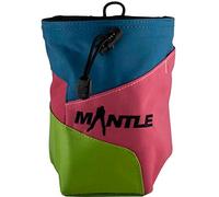 MANTLE Chalk Bag Slabby in Blue/Green/Apricot for Climbing, Bouldering