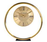 Mantle Clock Round Gold Wm Widdop W2937G