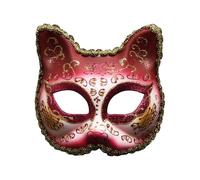 Mantle Scarf Winter Kids' Performance Half Face Ideal For Parties & Celebrations Carnival Design Plastic Material Cat Boy (B, 13X13CM)