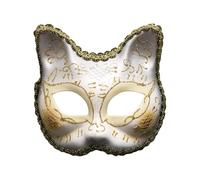 Mantle Scarf Winter Kids' Performance Half Face Ideal For Parties & Celebrations Carnival Design Plastic Material Cat Boy (F, 13X13CM)