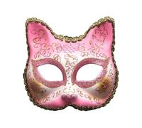 Mantle Scarf Winter Kids' Performance Half Face Ideal For Parties & Celebrations Carnival Design Plastic Material Cat Boy (A, 13X13CM)