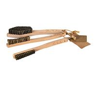 Mantle Wooden Climbing Brush Set of 3 for Smaller Handles, Slots and Holes as 1 and 2 Pack