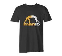 Manto Gi BJJ Jiu Jitsu Tees BlackMen's T Shirts Black 3XL