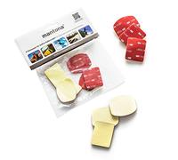 Mantona Adhesive Pads for GoPro Camera (6 Piece) for flat and rounded surfaces