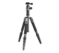 Mantona DSLM Travel Evolution 2252-RA Camera Tripod up to 147 cm Maximum Load 8 kg Tripod and Monopod with Ball Head and Quick Release Plate