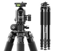 Mantona Kodiak L 284 + Onyx 8 Ball Head Set Photo Tripod with Aluminium Head and Arca Swiss Quick Release Plate