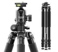 Mantona Kodiak XL 324 + Onyx 12 Ball Head Set Photo Tripod with Aluminium Head and Arca Swiss Quick Release Plate