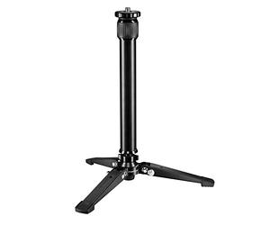 Mantona ONE Mini 50 cm with Stand Spider - Aluminium Monopod, Height 5-50 cm, Load Capacity 6 kg, Ideal for Ground Level Rotation, 23° Tilt, 360° Swivel, for DSLR DSLM, Smartphone