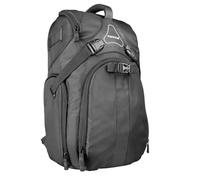 Mantona Rhodolit SLR camera backpack (suitable for SLRs with attached lens, other lenses, system flash and accessories, incl. rain protection) black
