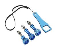 Mantona Screw Set with Key for GoPro - Blue