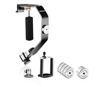 Mantona Steadycam for action cams SUCH AS Rollei, GoPro Hero 2/3 / 3+ / 4, Qumox, Easypix, Actionpro X7 and many more (1/4 inch thread, stabilised shooting, small dimensions, incl. counterweight)