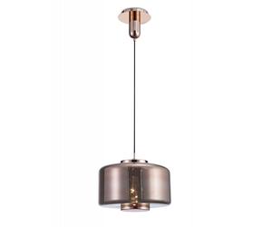 Mantra Jarras Single Light Large Ceiling Pendant in Copper and Rose Gold Finish