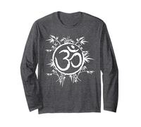 Mantra Om Yoga Bamboo Asian Japan Zen Buddhism Buddhist Gift Long Sleeve T-Shirt