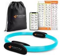 MANTRA SPORTS Pilates Ring Circle, Magic Circle Pilates Ring, Inner Thigh Exercise Equipment, Fitness Rings for Women, Thigh Master Inner Thigh Exerciser, Yoga Ring Pilates Equipment for Home Workouts