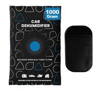 MANTRARAJ 1 kg Reusable Car Dehumidifier Dry Bag Moisture Killer Absorber Pad in Black | Size: 1 Pack MANTRARAJ Black 1 Pack