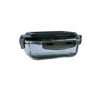 MANTRARAJ 1100ml Glass Food Storage Container with Airtight Plastic Lid in Clear | Size: 5 Pack MANTRARAJ Clear 5 Pack