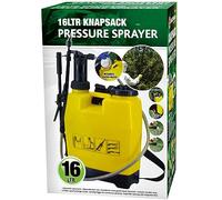MantraRaj 16 Litre Manual Bottle Knapsack Sprayer Backpack Pressure Garden Weed Killer Sprayer with Lance and Adjustable Spray Nozzles Hand Pump Action Power Washer 16L