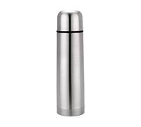 MANTRARAJ 1L Stainless Steel Water Bottle Flask Double Walled Leakproof Thermos in Silver | Size: 1000ml MANTRARAJ Silver 1000ml
