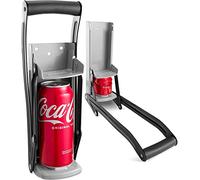 MantraRaj 2 in 1 Can Crusher And Bottle Opener | 16oz Crushing Wall Mounted Easy Grip Handle Recycling Tool Heavy Duty | Metal Beer Bottle Opener for Recycling 500ml Soda Cans Crushing Beer Smasher