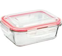 MantraRaj 2 Pack Airtight Glass Food Storage Container 620ml BPA-Free & Leak Proof Silicone Seal Plastic Lids Glass Meal Prep Takeaway Lunch Boxes Microwave, Oven, Freeze & Dishwasher Safe