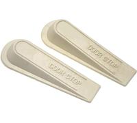 MantraRaj 2 Pack Multisurface Doorstop Door Wedge Rubber Heavy Duty Stop Large Strong Stopper Jammer Off White