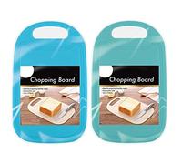 MantraRaj 2 X Chopping Board for Kitchen Tops Ideal for Chopping and Preparing Meals Plastic Chopping Board is Essential to Every Home
