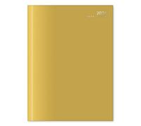 Mantraraj 2026 A5 Week To View Diary Appointment Times Full Year Hardback Planner For Home, Office (Mustard Yellow)