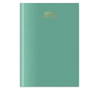 MantraRaj 2026 Diary A4| A5 | A6 DAP Page a Day, WTV Week to View Diary Appointment Full Year Planner Organiser Hardback Casebound For Home Office School And Work (Soft Teal, A4 Day A Page)