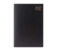 Mantraraj 2027 Diary A4 Day A Page Diary Hardback Dap Classic Diary With Half Saturday And Sunday Page Black