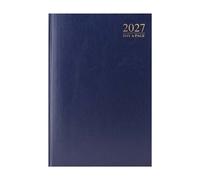 Mantraraj 2027 Diary A4 Day A Page Diary Hardback Dap Classic Diary With Half Saturday And Sunday Page Blue