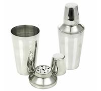 MantraRaj 24oz 0.75L Stainless Steel Cocktail Drinks Shaker Mixer Maker Bar Bartender | Cocktail Shakers Cocktail Making Set Built-in with Jigger Cap Strainer | Drink Bar Set Accessories Home Use