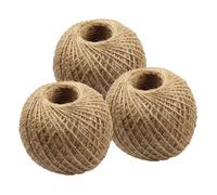 MANTRARAJ 40m String Jute Twine Wrap Gift Hemp Rope 3PCS Natural Brown Garden Outdoor Plant Support String MANTRARAJ Brown