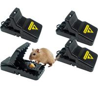 Mantraraj 4Pack Mouse Traps Bait Mice Vermin Rodent Pest Reusable Control Mousetrap Catcher For Indoors And Outdoors