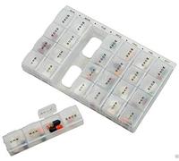 Mantraraj 7 Day Weekly Daily Pill Box Organiser Medicine Tablet Storage Dispenser Holder Storage Case Pills Box