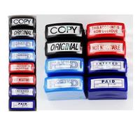 MantraRaj 8PK Self-Inking Stamps for School, Office & Home - Colorful Teacher/Student Stamps with Quick-Dry Ink & Tray