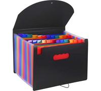 Mantraraj A4 Document Organiser 24 Multi Color Pockets Expanding File Organiser Waterproof File Folder