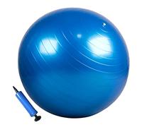MantraRaj Anti-Burst Gym Ball 65cm- Exercise Birthing Ball Yoga Swiss Core Fitness core strength training, stretching, toning, resistance, Pregnancy A