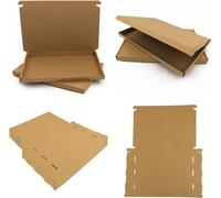 MantraRaj C4 A4 PiP Shipping Mailing Postal Large Letter Box 320 x 225 x 19mm Corrugated Cardboard Postal Packaging Mailing Boxes Pip Suitable For Royalmail (Pack of 50 Boxes)