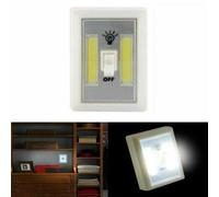 MantraRaj Cob LED Cordless Battery Operated Switch Control Wireless Night Lights Cabinet, Super Bright, Battery Operated, Stick Anywhere, Night Light for Cupboard, Closet, Shed, Basements