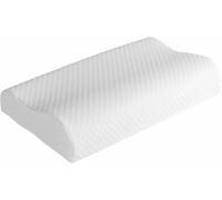 MantraRaj Contour Memory Foam Pillow with Plain Velour Cover Orthopedic Pillow to Support and Reduce Pressure on Back Spine Neck Shoulder for Pain Relief Comfort Cervical Pillow for Side Back Stomach