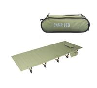 Mantraraj Folding Camp Bed Aluminium Lightweight Packaway Camping Bed For Outdoor Travel