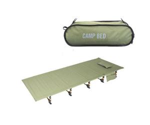 Mantraraj Folding Camp Bed Aluminium Lightweight Packaway Camping Bed For Outdoor Travel