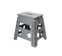 MantraRaj Folding Step Stool Lightweight Foldable Step Stool for Adults and Kids Great For Kitchen, Bathroom And Bedroom Footstool Indoor And Outdoor Use (Grey, Large)