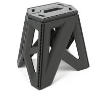 MANTRARAJ Folding Step Stool Multi Purpose Step Stool 29 x 22 x 39cm Large Grey | Size: 29 x 22 x 39 cm MANTRARAJ Grey 29 x 22 x 39 cm