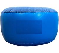 Mantraraj Inflatable Foot Rest Foot Stool For Indoor Outdoor Use Travel Multi Functional Pouffe Portable Cushion Footstool (Blue)